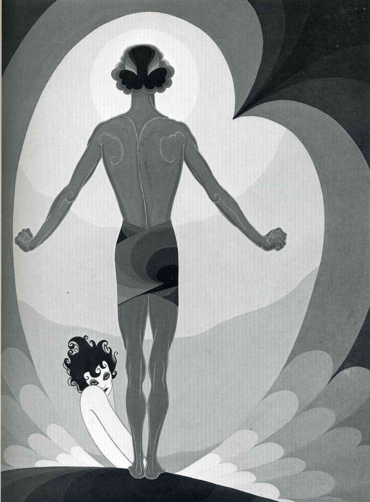 Illustration for Oscar Wilde's 'Salome' (1927) - John Vassos Tablo