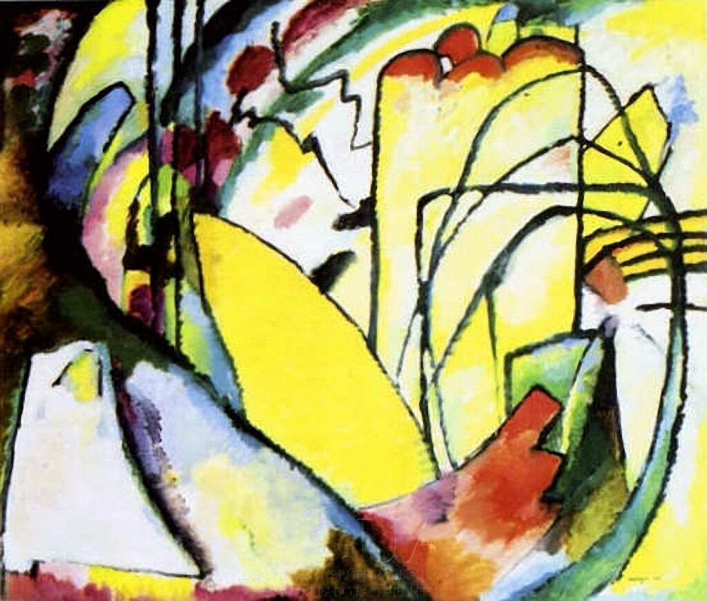 Improvisation 10 (1910) - Wassily Kandinsky Tablo