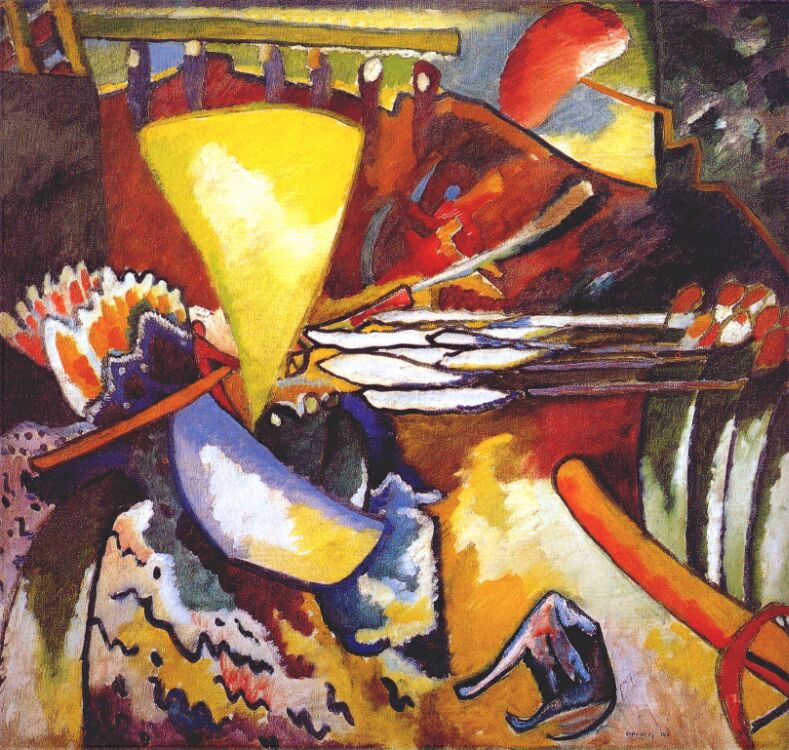 Improvisation 11 (1910) – Wassily Kandinsky Tablo