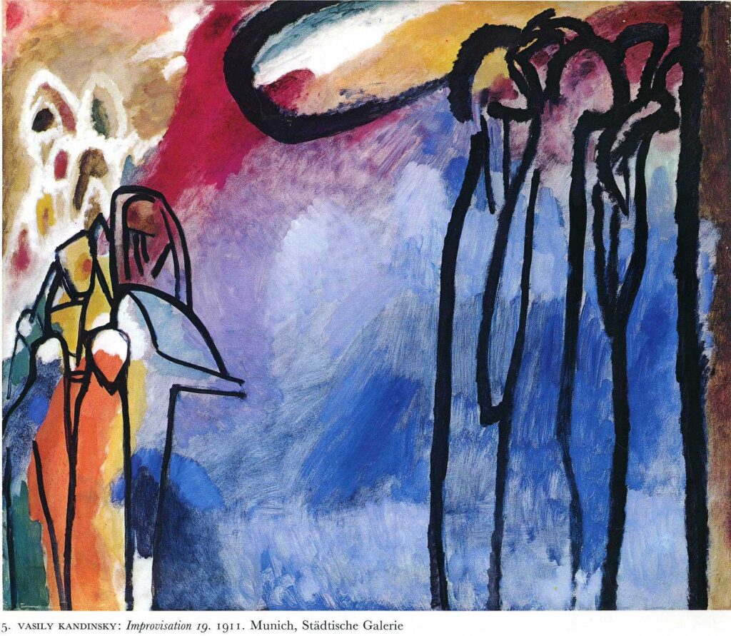 Improvisation 19 (1911) - Wassily Kandinsky Tablo