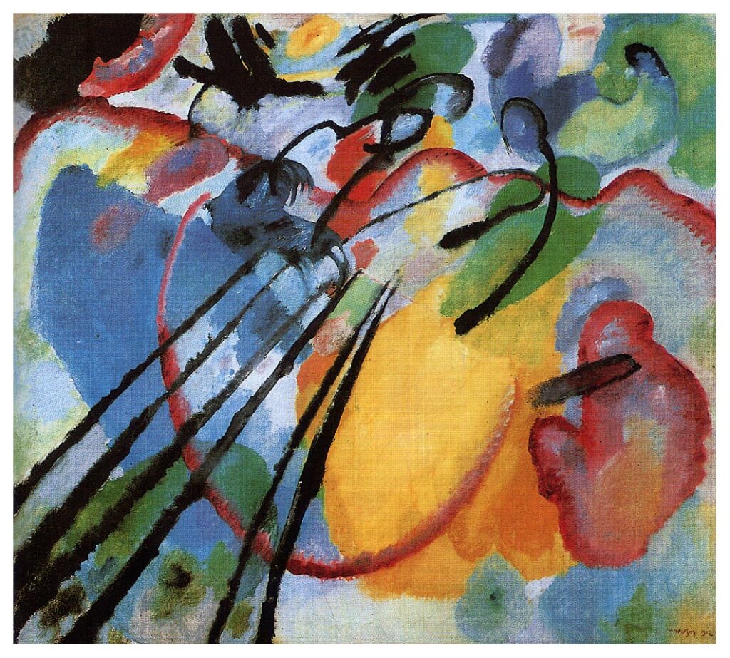 Improvisation 26 (Rowing) (1912) - Wassily Kandinsky Tablo