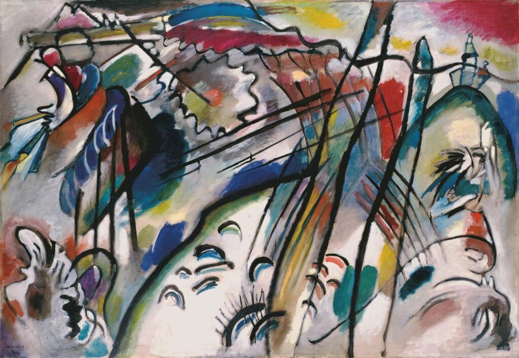 Improvisation 28 (second version) (1912) - Wassily Kandinsky Tablo
