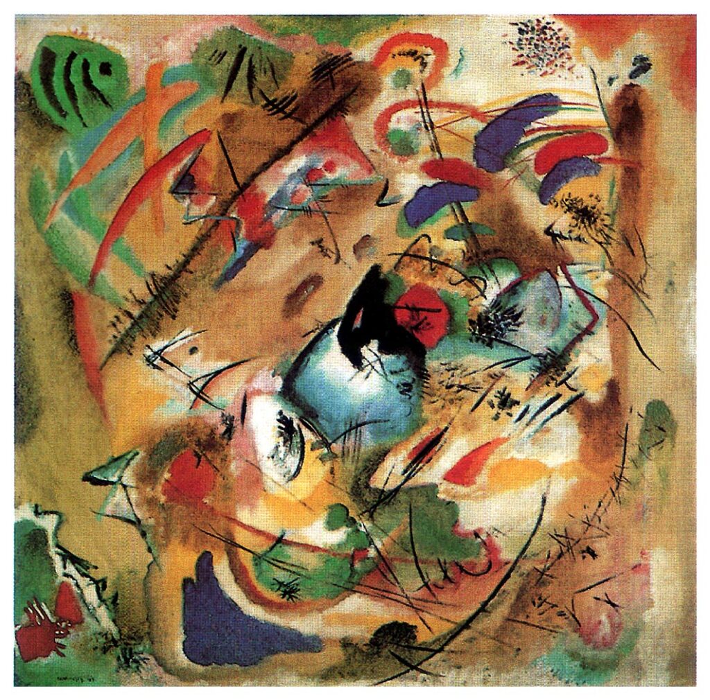 Improvisation (Dreamy) (1913) – Wassily Kandinsky Tablo