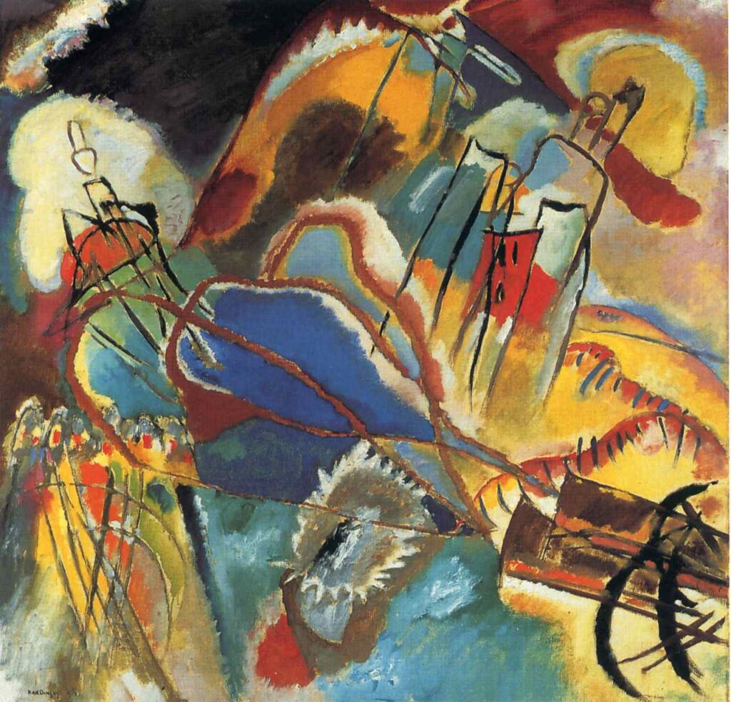 Improvisation 30 (Cannons) (1913) - Wassily Kandinsky Tablo