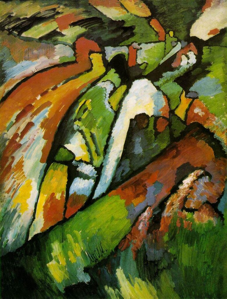 Improvisation 7 (1910) - Wassily Kandinsky Tablo