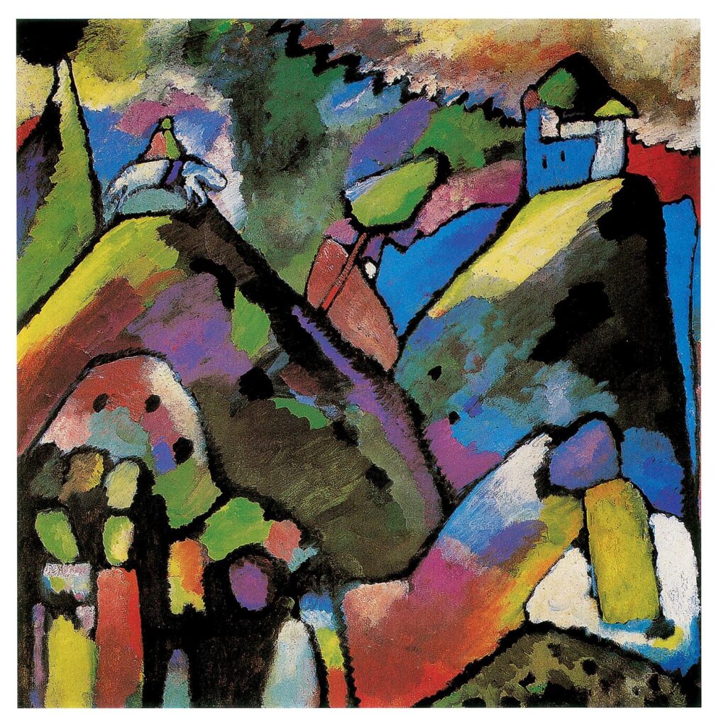 Improvisation 9 (1910) – Wassily Kandinsky Tablo