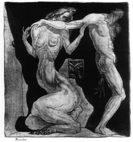 In Bondage of One’s Muse (1916) – Stanisław Szukalski Tablo