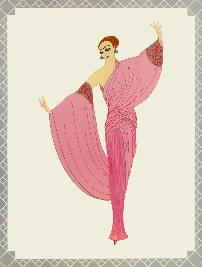 In the Evening - Erté Tablo