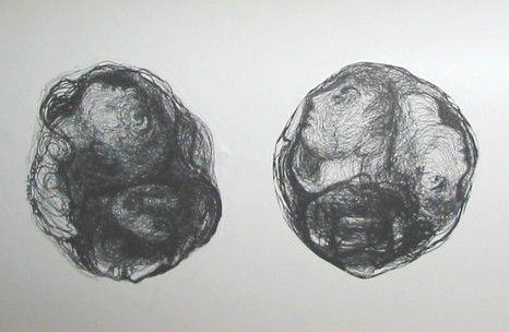 Ink Drawing – Hedda Sterne Tablo