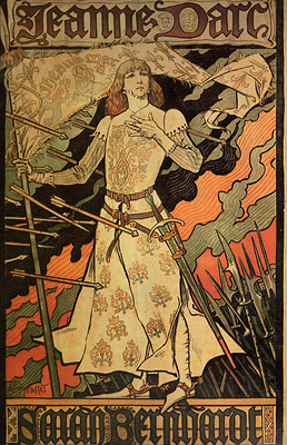 Jeanne d’ArcSarah Bernhardt – Eugène Grasset Tablo