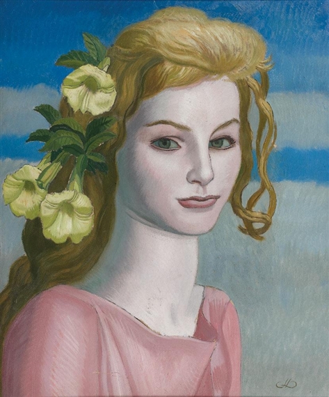 Jeunes fille aux fleurs – Jean Dupas Tablo