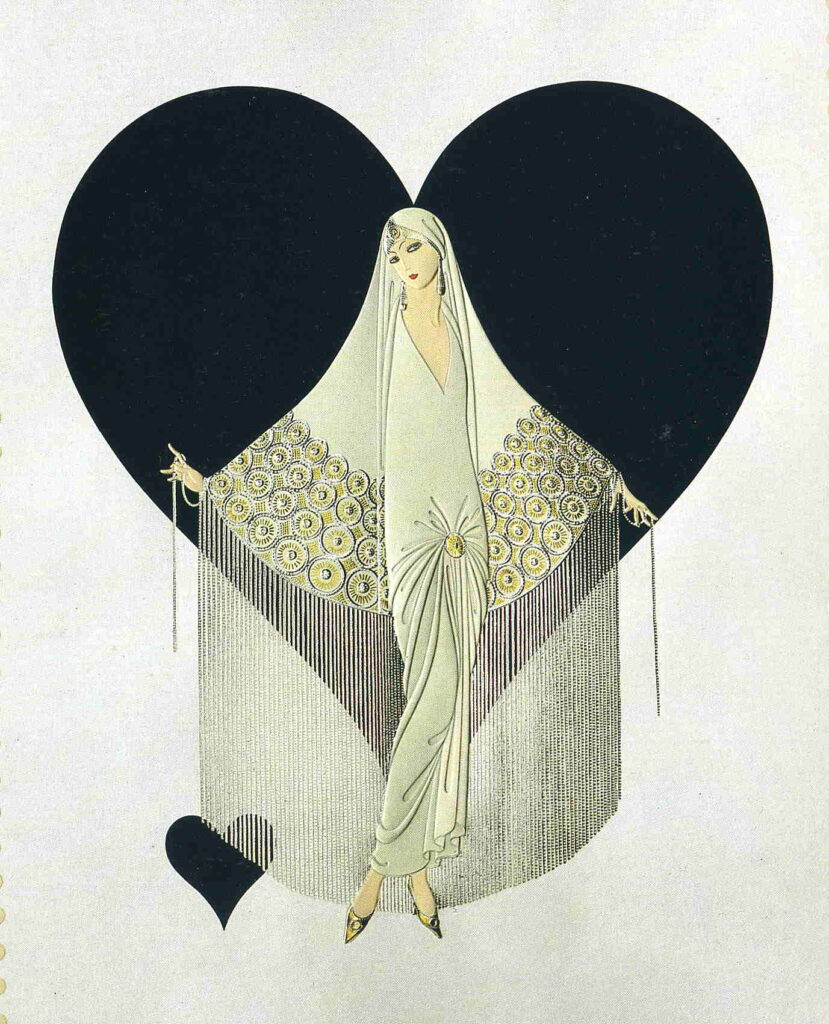 June Bride - Erté Tablo