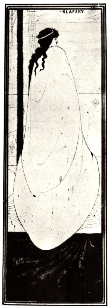 Katharina Klafsky - Aubrey Beardsley Tablo