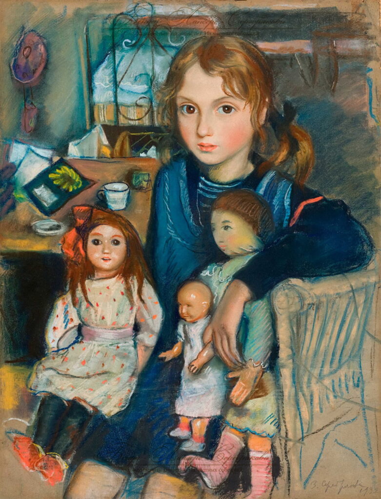 Katya (1923) - Zinaida Serebriakova Tablo