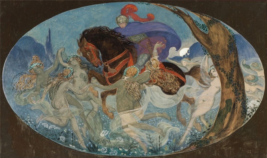 Knight Oluf and the Elves – Gerda Wegener Tablo