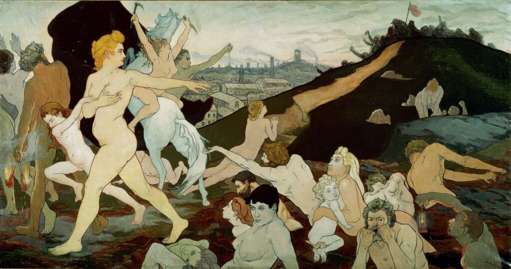 L'aurore du travail (1891) - Charles Maurin Tablo