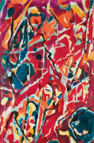 L’automne en Virginie (1953) – Jean René Bazaine Tablo