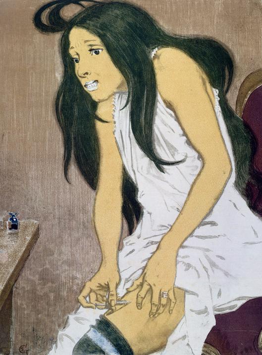 La Morphiniste (1897) – Eugène Grasset Tablo