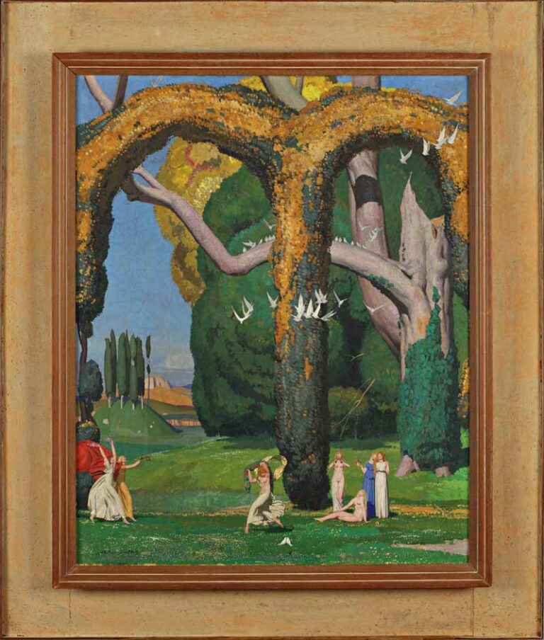 La danseuse et les deux pigeons (1919) – Jean Dupas Tablo