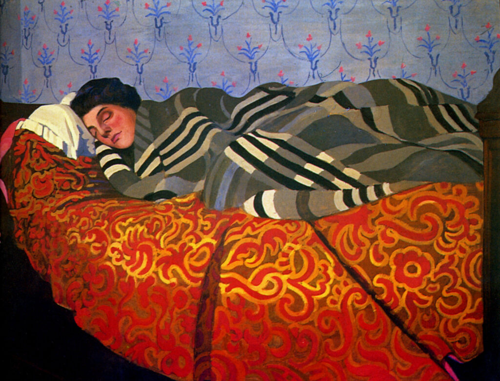 Laid down woman, sleeping (1899) - Félix Vallotton Tablo