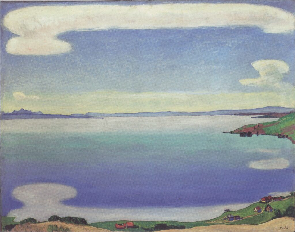 Lake Geneva from Chexbres (1905) - Ferdinand Hodler Tablo