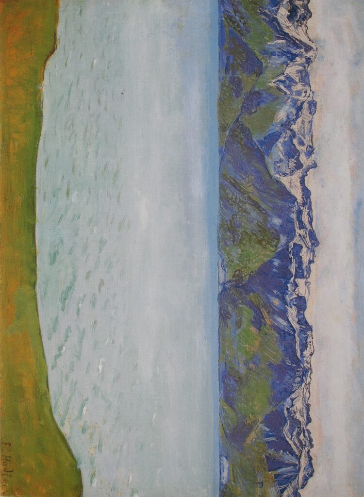 Lake Geneva with Savoyerbergen (1907) - Ferdinand Hodler Tablo