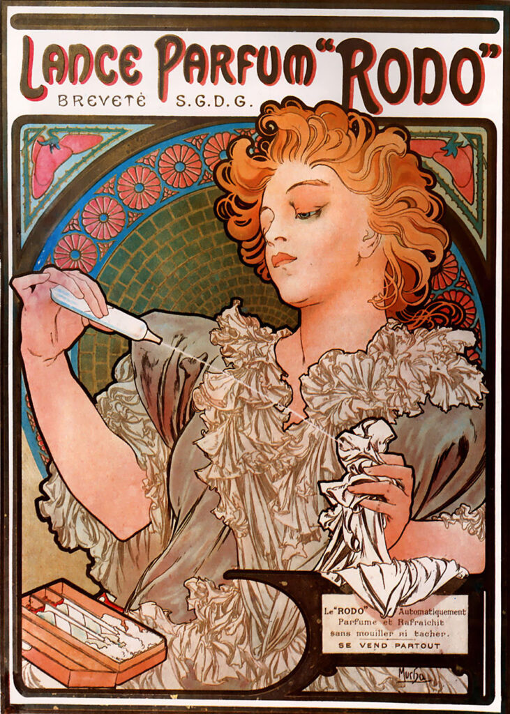 Lance parfum Rodo (1896) - Alphonse Mucha Tablo