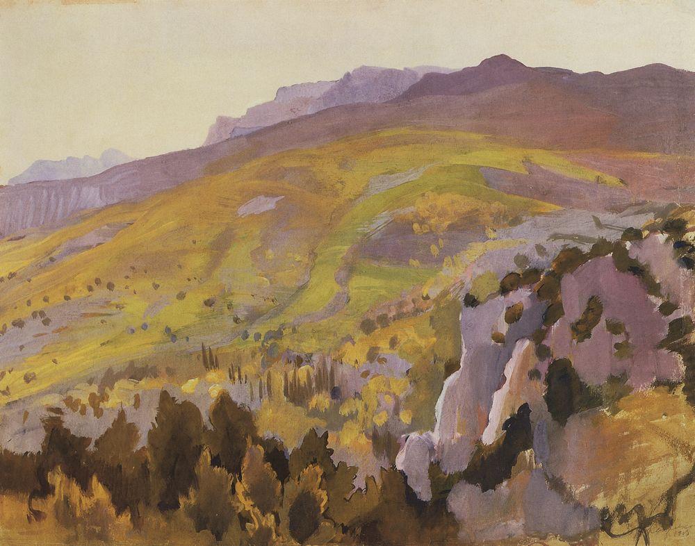 Landscape (1913) – Zinaida Serebriakova Tablo