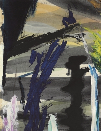 Landscape (Mid day) (1953) – Morris Louis Tablo