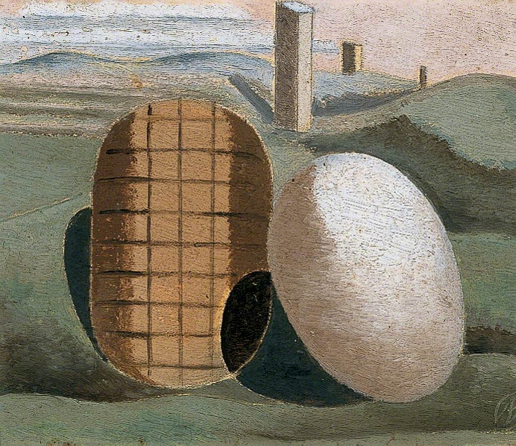 Landscape Composition (Objects in Relation) (1934) - Paul Nash Tablo