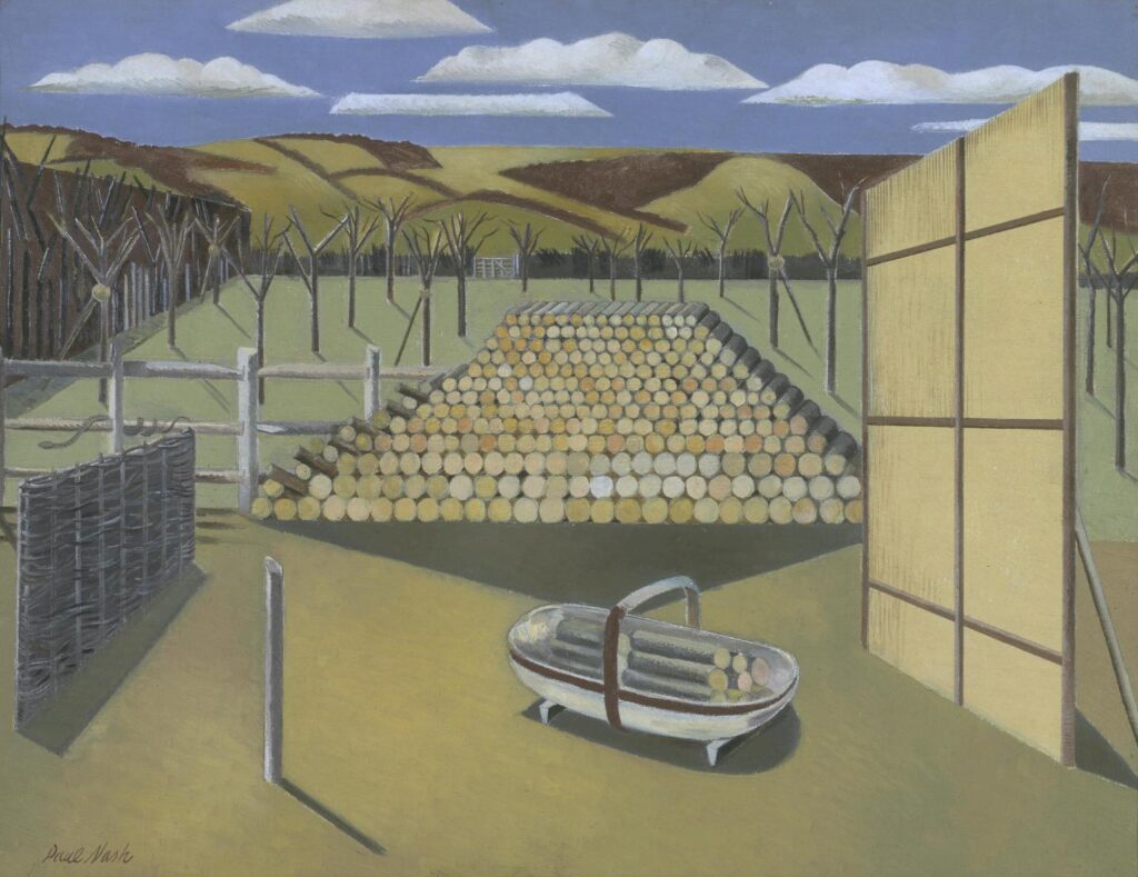 Landscape at Iden (1929) – Paul Nash Tablo