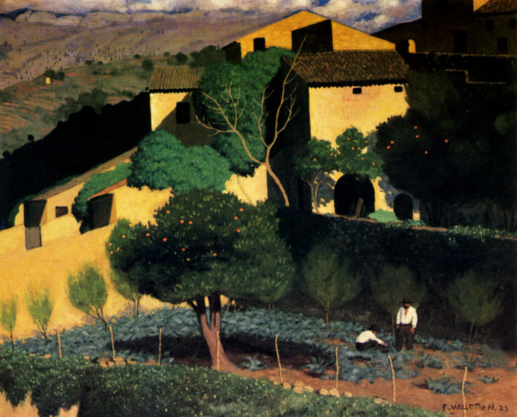 Landscape in Cagnes (1923) - Félix Vallotton Tablo