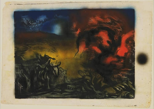 Landscape with Steer (1937) – Jackson Pollock Tablo