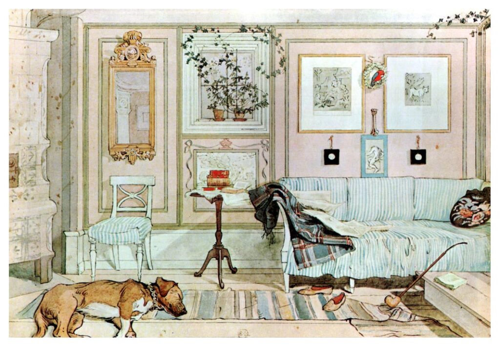 Lazy Nook (1897) - Carl Larsson Tablo