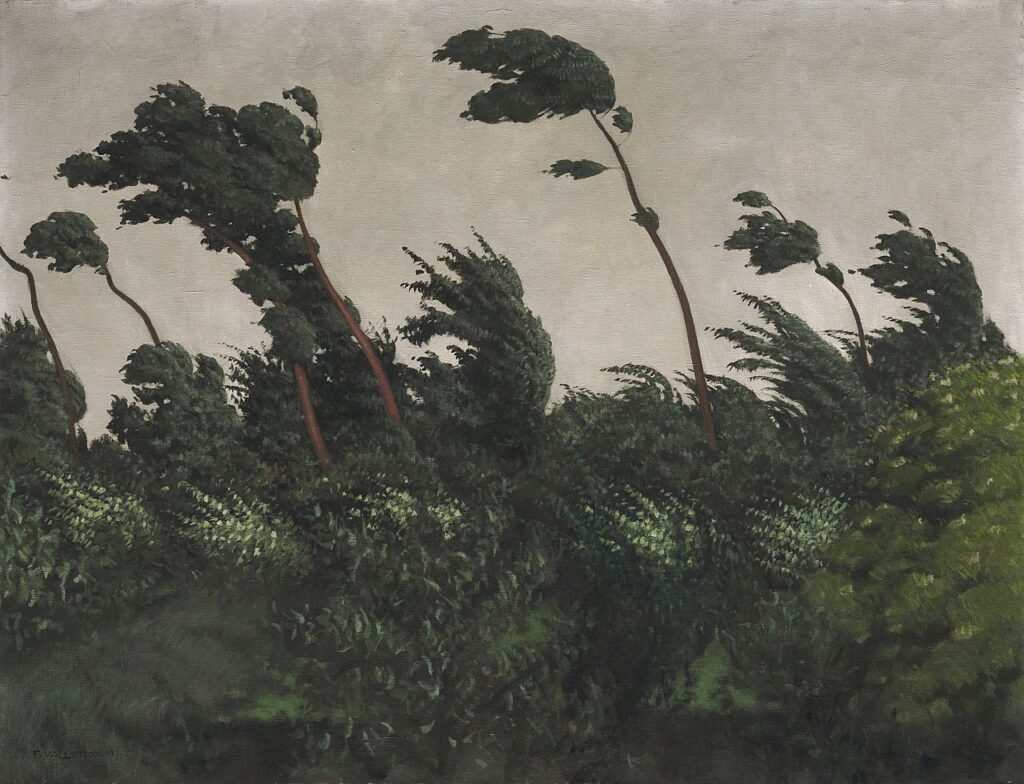 Le Vent (1910) - Félix Vallotton Tablo