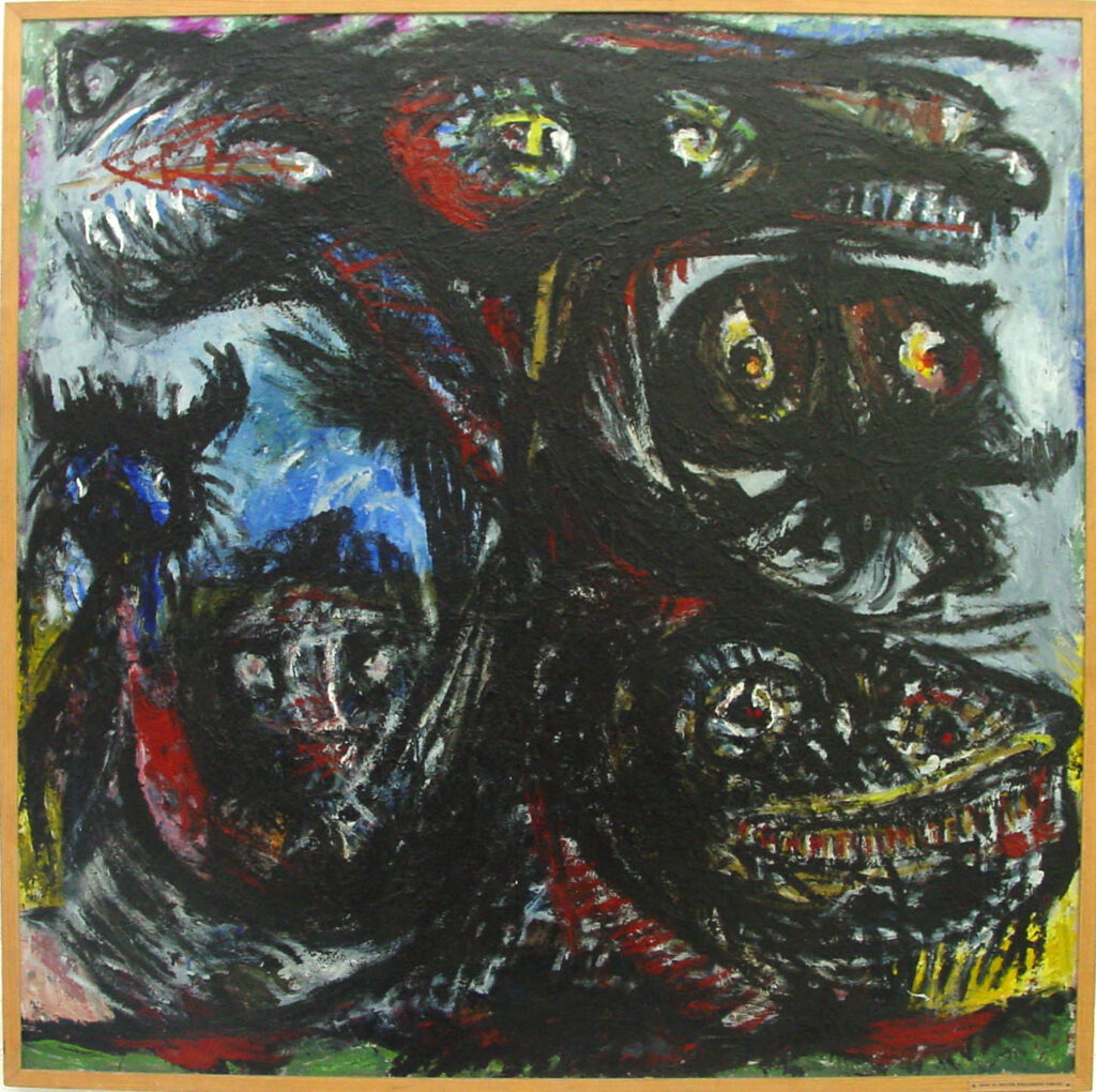 Le droit d’aigle (1950) - Asger Jorn Tablo