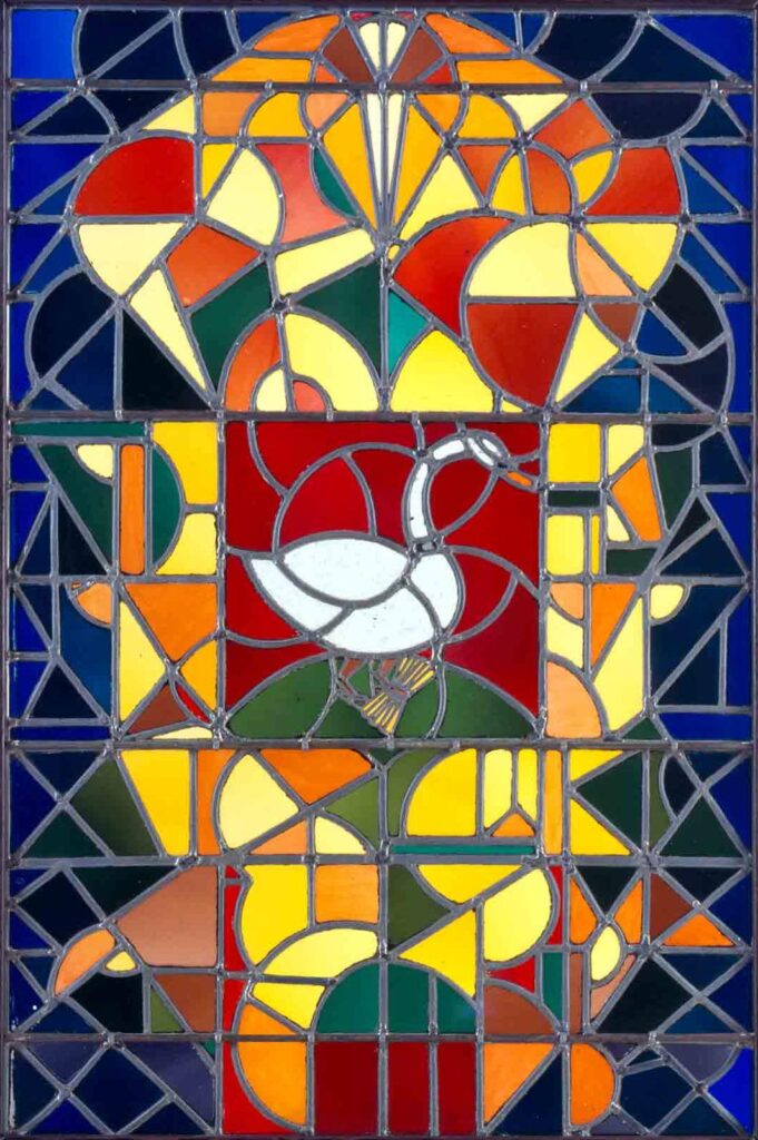 Leaded glass composition I (1917) – Theo van Doesburg Tablo