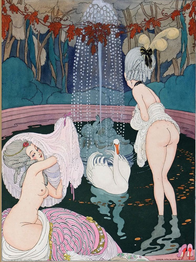 Leda – Gerda Wegener Tablo