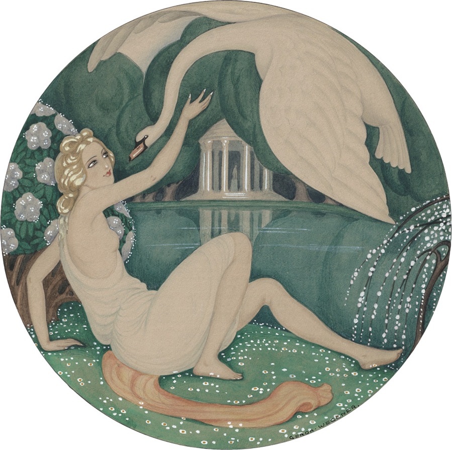 Leda and the Swan (1925) – Gerda Wegener Tablo