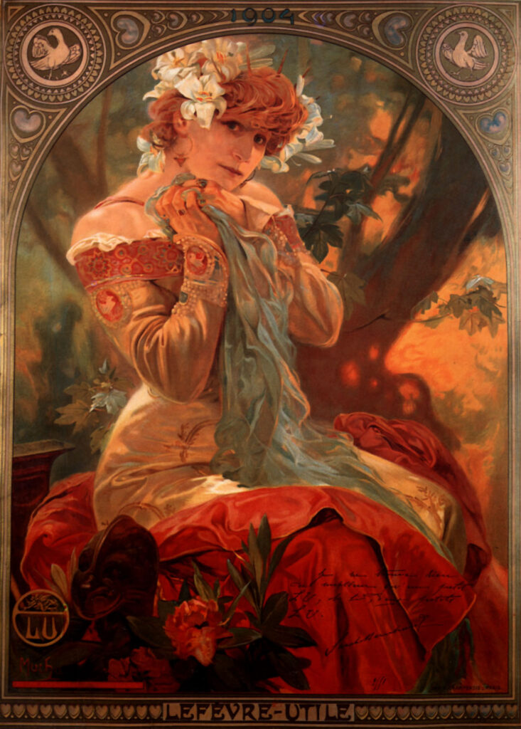Lefevre Utile (1903) – Alphonse Mucha Tablo