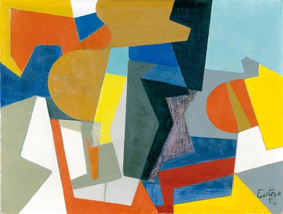 Les Goudes (1954) – Maurice Estève Tablo