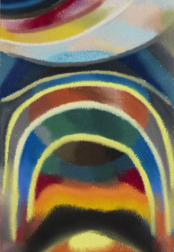 Lichtkreise (Kosmischer Regenbogen) (1922) – Otto Freundlich Tablo
