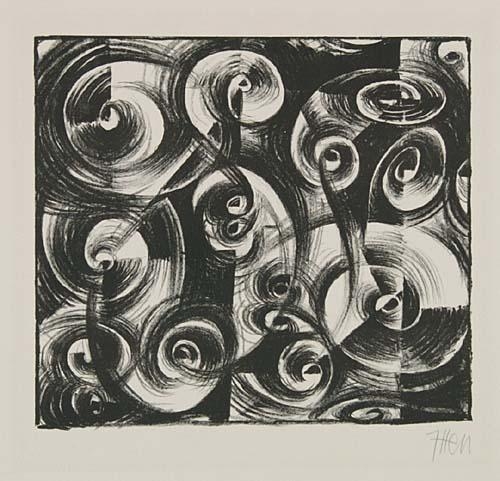Linienrhythmus (1919) – Johannes Itten Tablo
