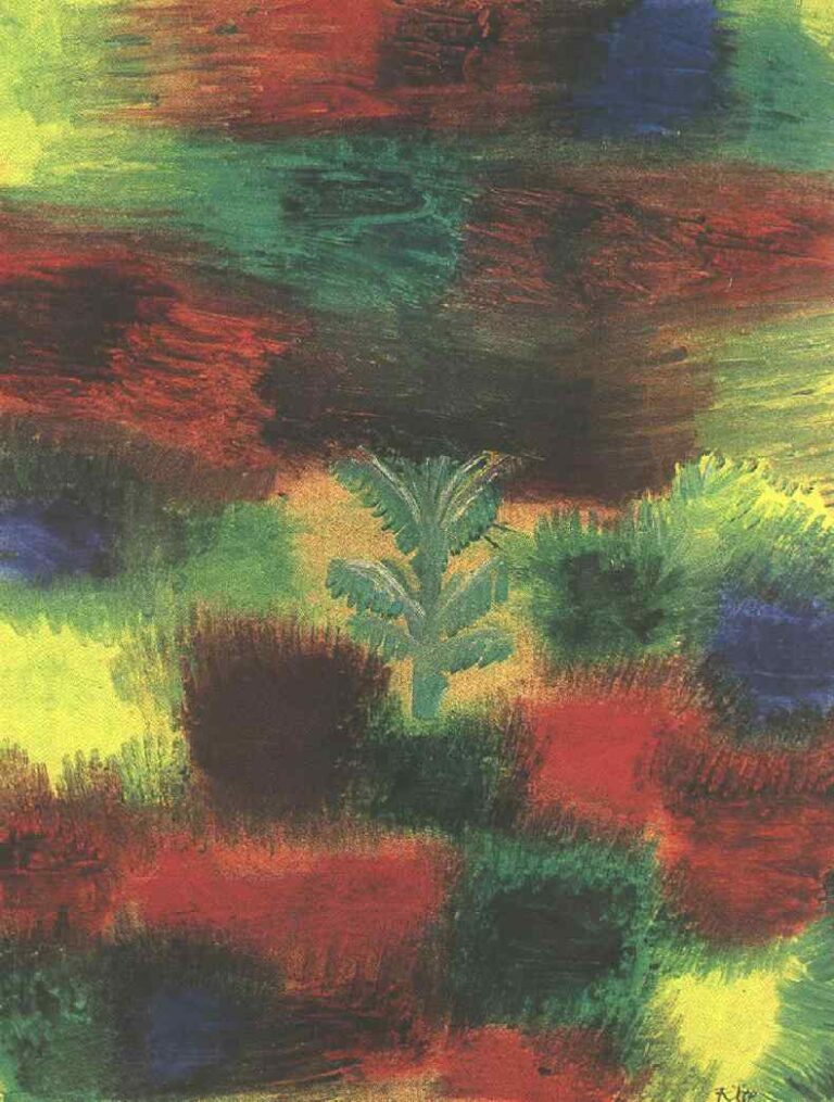 Little Tree Amid Shrubbery (1919) – Paul Klee Tablo