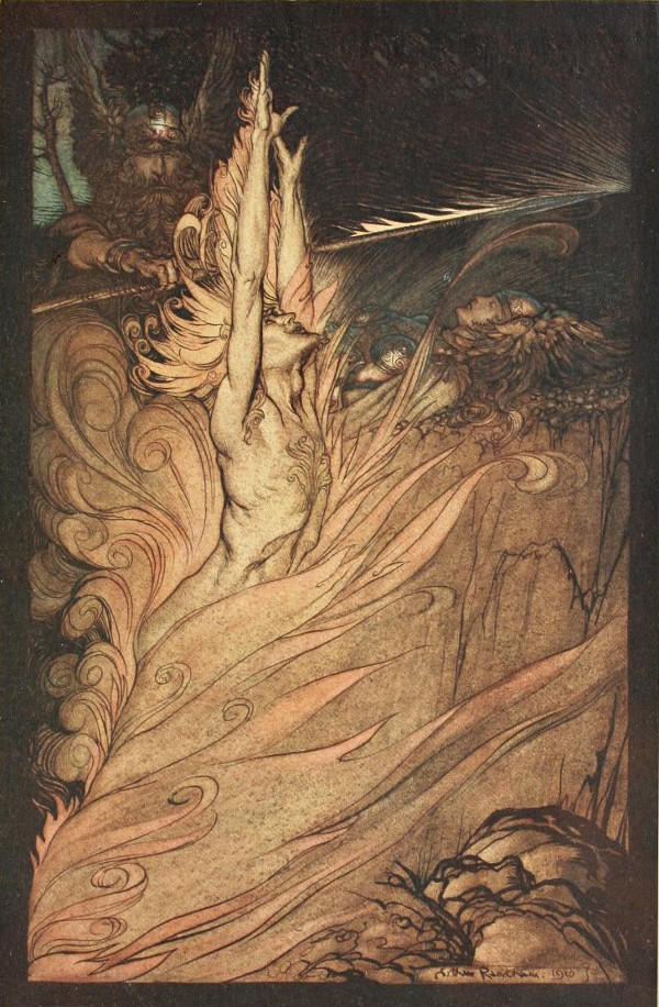 Loge! Loge! Appear! – Arthur Rackham Tablo