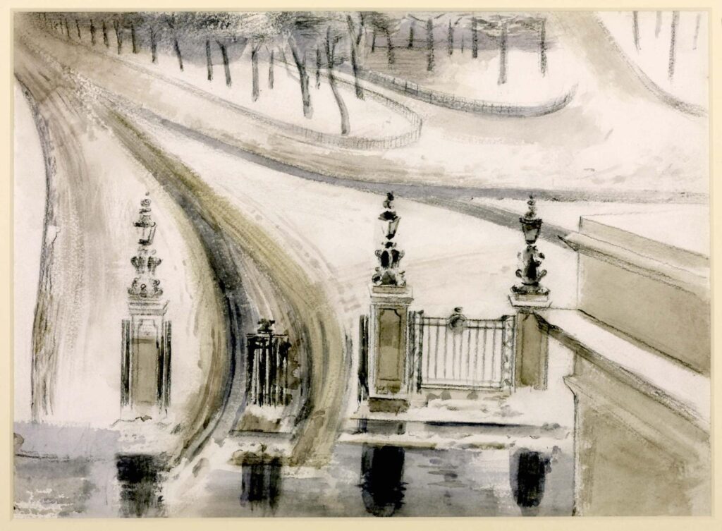 London. Winter Scene, No. 2 (1940) - Paul Nash Tablo
