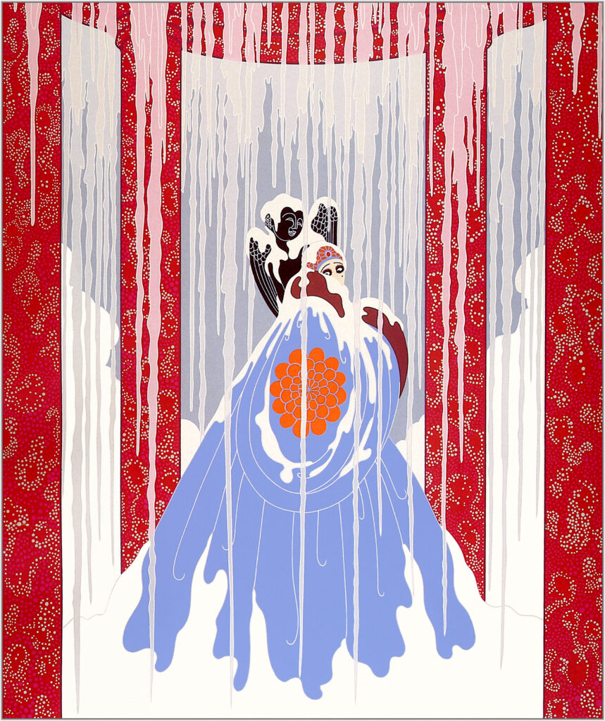 Loves Captive - Erté Tablo