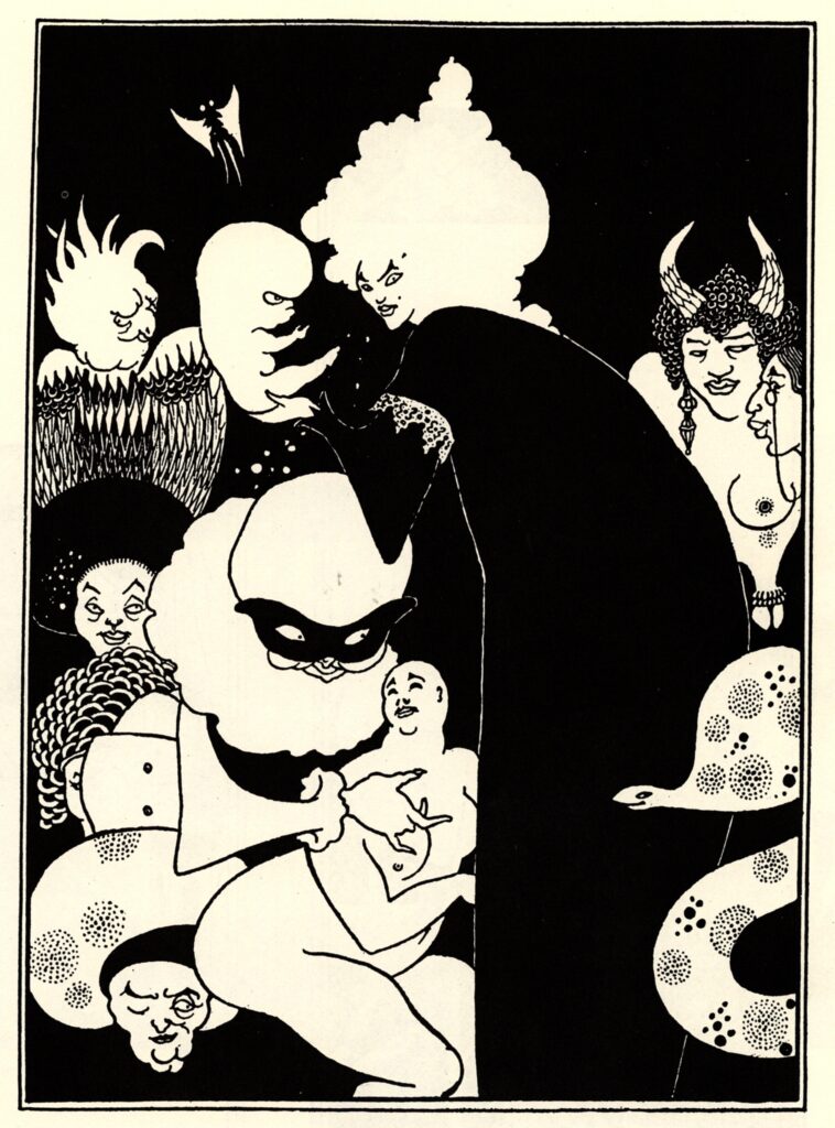 Lucians Strange Creatures (1893) - Aubrey Beardsley Tablo