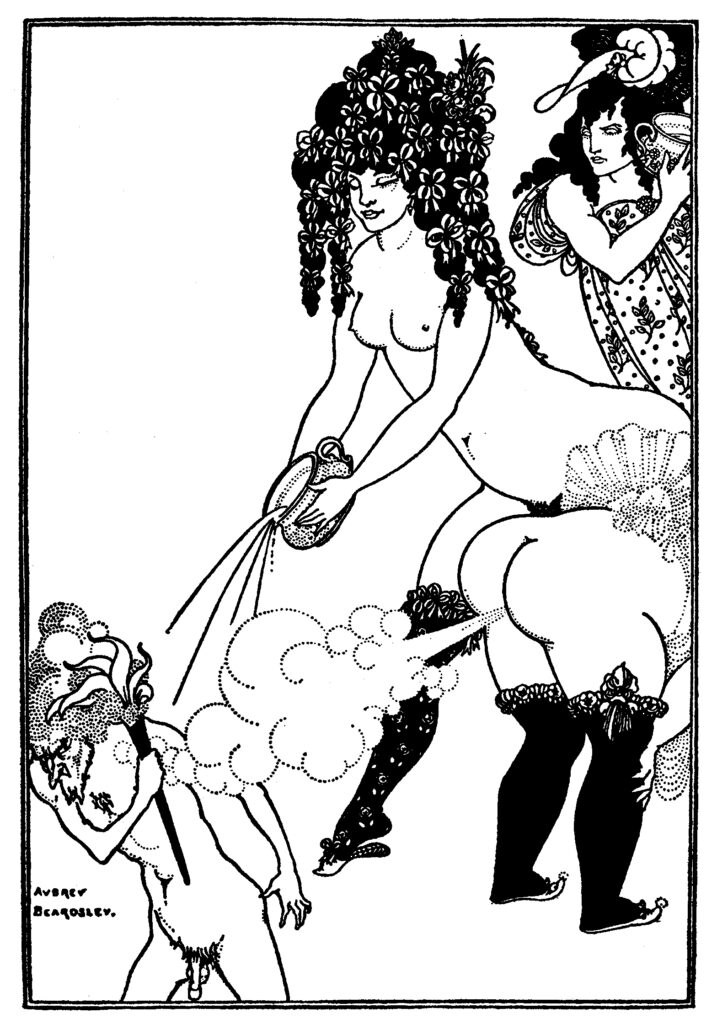 Lysistrata Defending the Acropolis (1896) - Aubrey Beardsley Tablo