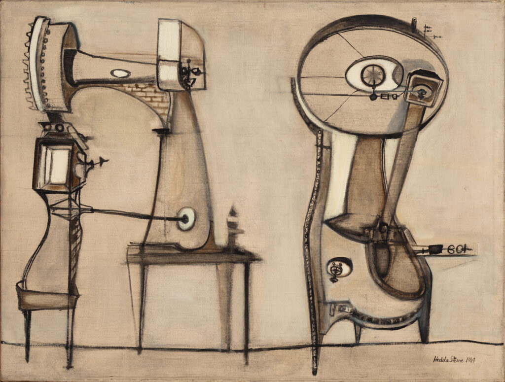 Machine (Anthropograph No. 13) (1949) - Hedda Sterne Tablo